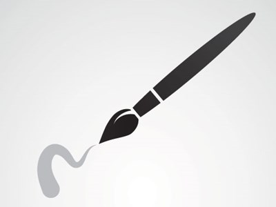 Illustration of a paintbrush